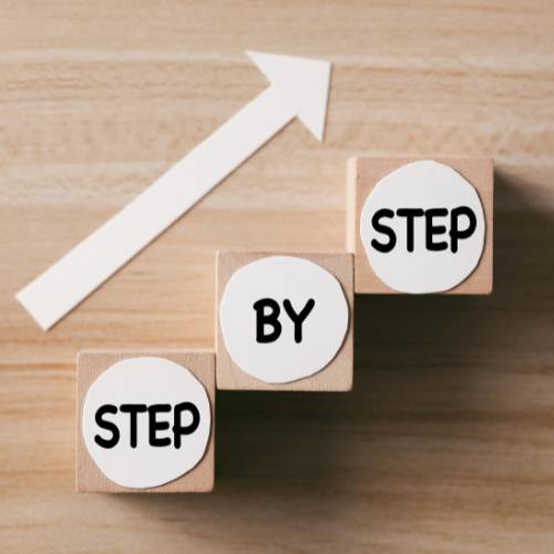 step by step step by step